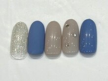 イヴ 新浦安店(Eve)/グレージュくすみブルージュエル