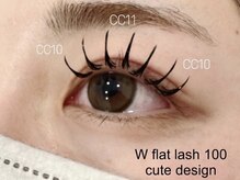 モチもボリュームも叶うダブルフラットラッシュがイチオシ☆