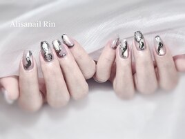 ニュアンスミラーネイル