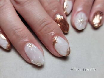 エシェール(H'eshare)/ミラー、お花