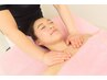 大人気♪【ヘッド+全身リンパ+プチフェイシャル】90分12,900円