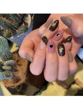 トータルサロン 白べぇーっ プラス/バレンタインネイル