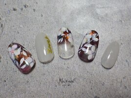 ニュアンスフラワーネイル＊