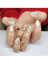 マハロクーレイ(Mahalo Ku’u Lei)/【春ネイル】