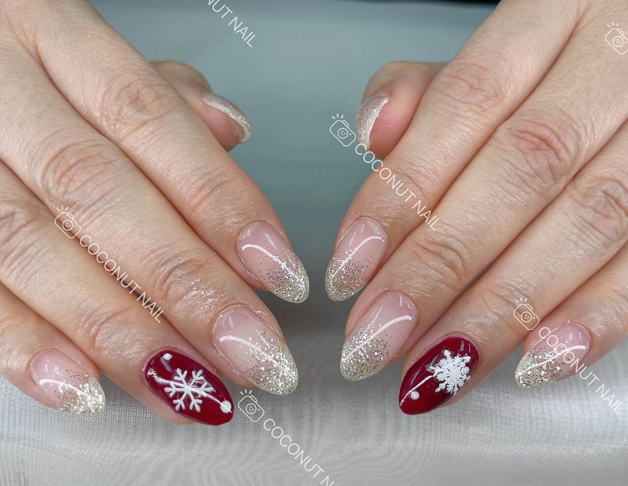 2025年-2026年冬トレンド】ラメグラデーションのネイルデザイン集
