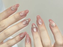 Best Nail 銀座店【ワンホンネイル・スカルプ・パラジェル・上品ジェルネイル】/シンプル持ち込みデザイン