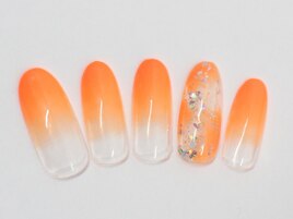 グラデーションネオンネイル