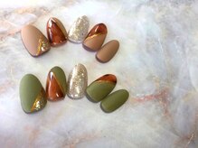 ブリオン 六本松店(Bullion)/べっ甲バイカラーネイル