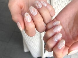 大理石風もやもやアート