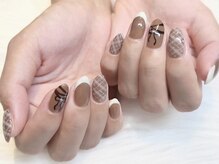 ケリーネイル(Keli Nail)/【ガーリー秋ネイル】