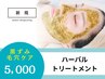 【黒ずみ毛穴ケア】ハーバルトリートメント※翌日メイク可