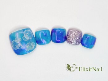 エリクサーネイル 新橋(Elixir Nail)/フット/やり放題