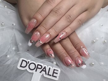 ドパルネイル 上野(DOPALE.Nail)/チップ長さ出し持ち込みデザイン