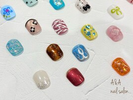 FOOT☆選べる親指アートデザイン
