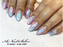 エーネイルサロン プラーカ本店(A-Nail Salon)/ユニコーン鱗ネイル