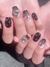 ホランイネイル(HORANGI NAIL)/フリーアートM＋有料パーツ