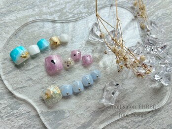 スリー(THREE)/【8月】フット定額デザイン