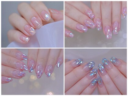 幻之花ネイルの写真