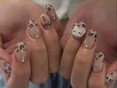 ヒョウ柄ネイル