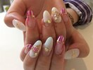 ストライプネイル★