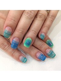 シースルーボーダーネイル
