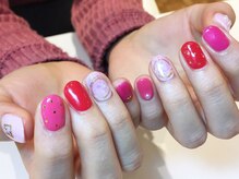 ネイルズ ララ(nails Lala)/ガーリーデザイン。