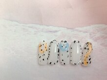 ネイルサロン&スクール ジーナ(GINA)/韓国風！ダルメシアンネイル