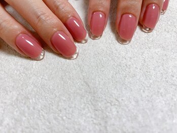 キキネイル たまプラーザ店(kikinail)/先端クリアフレンチワンカラー