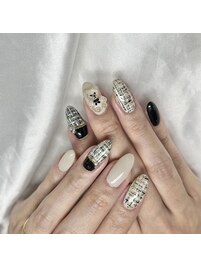 satomi担当:ツイードネイル