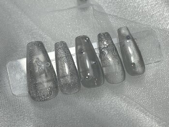 【韓国風ワンホンネイル】