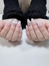 ビューティフルネイル 池袋(Beautiful nail)/チップスカルプシンプルデザイン