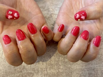 シンプルアートネイル