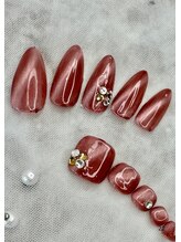 ミスネイル 石垣店(Ms.naiL)/フットネイル×ミスネイル