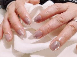 オフィスネイル～グレージュ～
