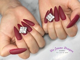 【ロングネイル】マットネイル