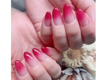 ステムネイル 下北沢(stem nail)/赤グラデーション
