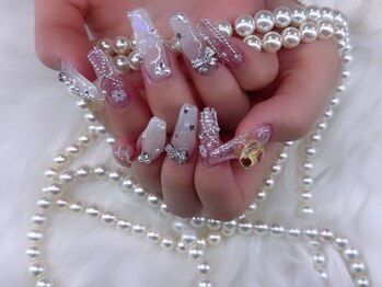 シーズネイル(She's Nail)の写真/《アートやり放題★》人気のトレンドパーツ/パラジェル￥880◎長さだし+ストーン・パーツ付け放題￥11800♪
