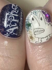 落書きネイル