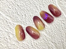 ラウレアネイル(Laule’a Nail)/【定額】ぶどうネイル オーロラ