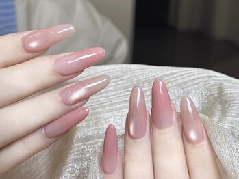 Best Nail 銀座店【ワンホンネイル・スカルプ・パラジェル・上品ジェルネイル】/長さ出しグラテーションネイル