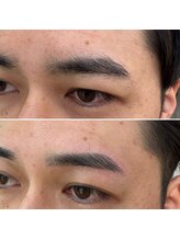 “PEPPU” eyebrow 中目黒【ペップー】［メンズ眉毛サロン・メンズアイブロウ］/【メンズ眉毛】平行ナチュラル