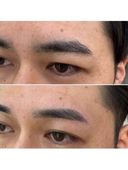 “PEPPU” eyebrow 中目黒【ペップー】［メンズ眉毛サロン・メンズアイブロウ］/【メンズ眉毛】平行ナチュラル
