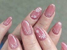 ネイルパキラ(nail pachira)/雪の結晶ネイル