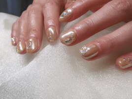 ホワイトミラーネイル