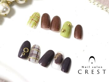 クレスト 桜川店(CREST)の写真/【秋のNEWデザイン☆】店内サンプルから選べる落ち着きカラーが人気♪期間限定クーポン配信中◎