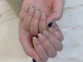 【大人ガーリーネイル】