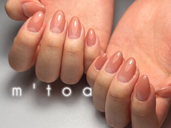 ムートア(m'toa)の写真/【1席のみの完全プライベートサロン】お爪の健康を考えたこだわりのケア&技術で、思わず見惚れるお手元に♪