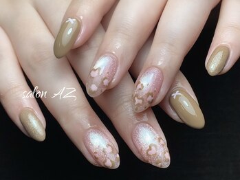 サロン エージー(salon AZ)/ヒョウ柄持ち込みデザイン
