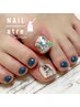 FOOT親指アート《2本》コース　￥8,250