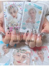 ミコ(Miko)/スカルプ　シルバー黒ハート